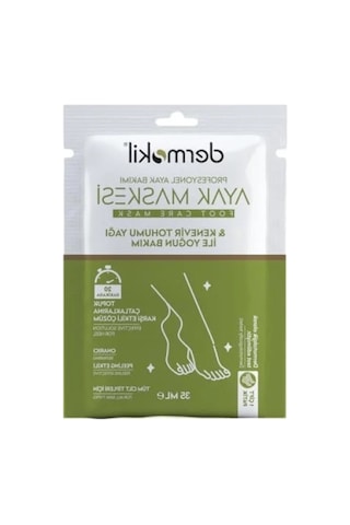 Doğal Kil Ve Kenevir Yağı İçeren Ayak Maskesi 35 Ml