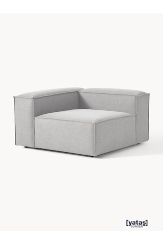 Most Mollis Köşe Modül Berjer Silinebilir 32 Gri Keten Kumaş Yumu Gri