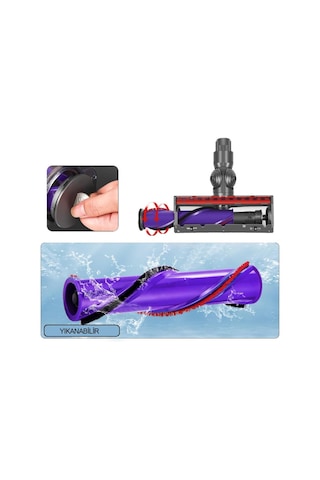 Dyson V7 V8 V10 V11V15 İle Uyumlu Turbo Başlığı