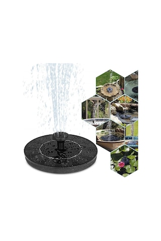 13cm Güneşçi Su Çeşmesi Havuzu Açık Kuş Banyosu Güneş Enerjili Çeşme Yüzen Su, Boyut:13 Cm