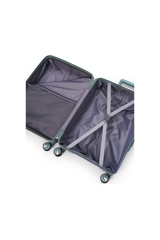 Elatae Exclusive Pro Polipropilen Büyük Boy Kırılmaz Valiz Mavi 5239 Mavi