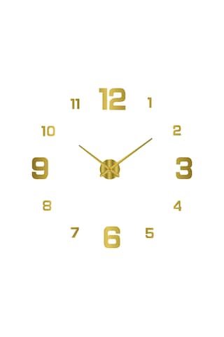 Teltree Gece Parlayan Dıy Duvar Saati - 80-130cm Akrilik Dekoratif Saat Renkli