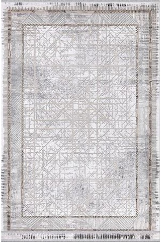 Çam Halı Crea Plus Stone Roxanne 17190 Gri Modern Desenli Makine Halısı