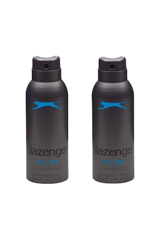 Slazenger Active Sport Mavi Erkek Deodorant 2 x 150 ML