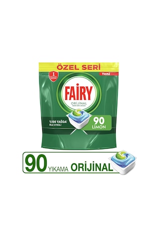 Fairy Hepsi Bir Arada 90 Yıkama Bulaşık Makinesi Deterjanı Kapsülü Özel Seri