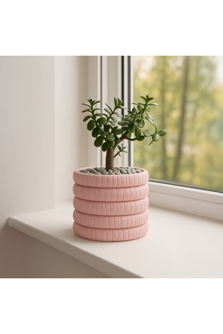 Soft Bloom Saksı Minimal Şıklık