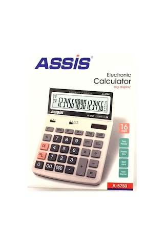 Assis A-5750 16 Hane Hesap Makinesi