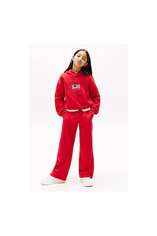 Kız Çocuk Th Geniş Paça Eşofman Altı - Kırmızı Primary Red