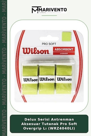 Delux Serisi Antrenman Aksesuar Tutanak Pro Soft Overgrip Lı Wrz4040lı Çok Renkli
