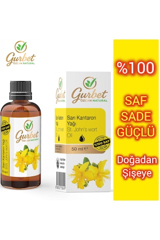 Sarı Kantaron Yağı %100 Saf Doğal Seyreltilmemiş 50 Ml St. John's Wort Oil