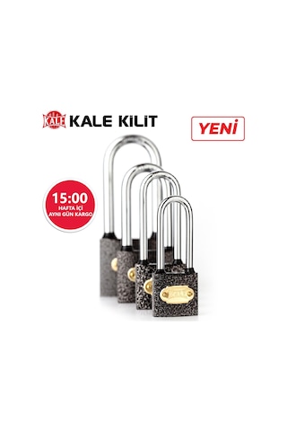 Kale Kilit Döküm Asma Kilit - Uzun Kanca 30 Mm