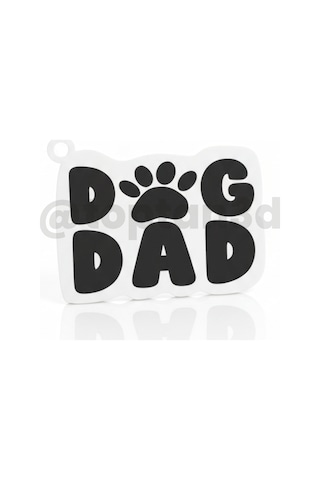 10 Adet Dog Dad Anahtarlık Hediyelik, 3d Köpek Sahiplerine Özel Anahtarlık