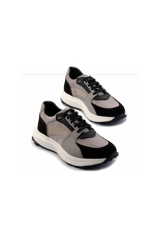 Bambi Siyah Leather Erkek Sneaker E01901289102 Siyah