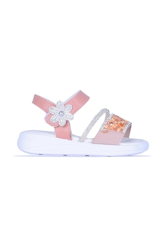 Skuaiter Skuaıter 8110 Barbie Taşlı Kız Çocuk Sandalet Pembe