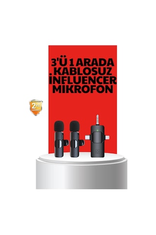 Ceylan Adam Kablosuz Mikrofon - Telefon Ve Bilgisayar Uyumlu