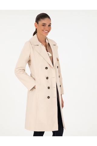 Pierre Cardin Kadın Taş Trençkot 50297353-vr049 Taş
