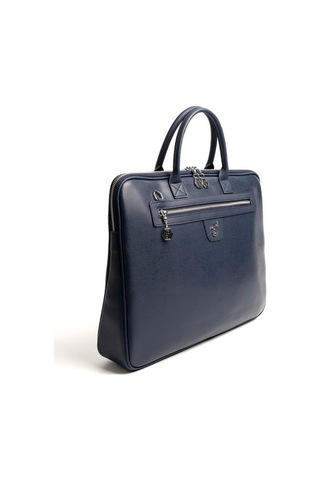 Silver & Polo Silver Polo Lacivert - Lacivert Düz Kadın Laptop Ve Evrak Çantası Sp1175