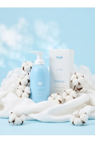 Atomy Cerakids Shampoo & Bath - Seramid Destekli Göz Yakmayan Bebek Ve Çocuk Şampuanı 350 Ml Kokusuz