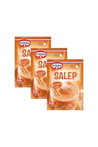 Dr. Oetker Salep 243 Gr 18 Bardak X 3 Adet 240 G
