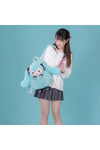 Fastbuy Hatune Miku Tatlı Sevimli Yaratıcı Anime Nakış Çok Renkli Moda Çok renkli