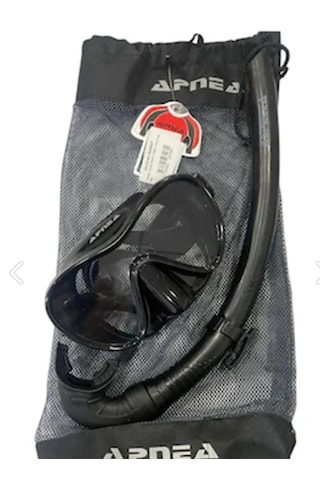 Apnea Royal Black Maske Snorkel Set Siyah