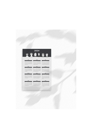 Kadın Temalı Poster Duvar Takvimi