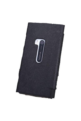Nillkin Lumia 920 İle Uyumlu Yana Açılan Kapaklı Kılıf Siyah Renk