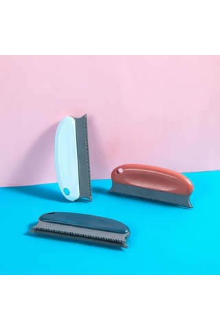 Tenfowee Ev İçi El İle Kedi Köpek Tüy Temizleyici - Koltuk Döşeme Tüylerini Topla, Mavi Renkli Tüy Alıcı Aleti Lacivert