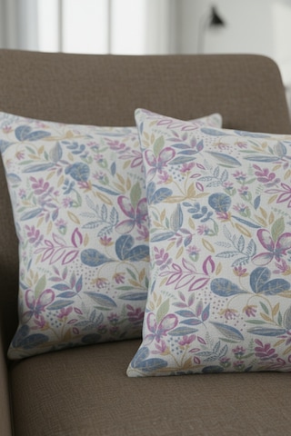 Chevron Bohem Dekoratif Punch Yastık Kırlent Kılıfı 2 Adet 45x45 İlkbahar Rüyası Pembe 45 x 45