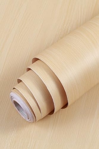 Ahşap Görünümlü Yapışkanlı Folyo Tezgah Dolap Mobilya Kaplama Folyosu 1 Metre X 60 Cm Çok Renkli