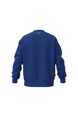 Mizuno Athletic Crew Neck Erkek Sweatshirt Mavi Çok Renkli