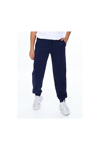 Denokids Unisex Kız Erkek Çocuk Lacivert Basic Eşofman Altı Renkli