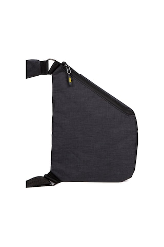 Newish Polo Heybe Keten Kumaş Çapraz Göğüs Ve Omuz Çantası New121 - Siyah