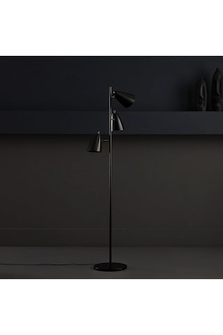 Luxor 3 Oynar Başlıklı Siyah Lambader Siyah