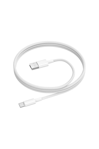 Borofone Bx117 1m 3a Usb Tip-c Kaynağı Şarj Veri Kablosu Beyaz