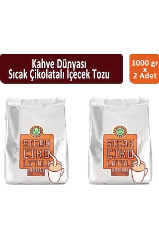 Kahve Dünyası Teneke Sıcak Çikolata 2 x 1 KG