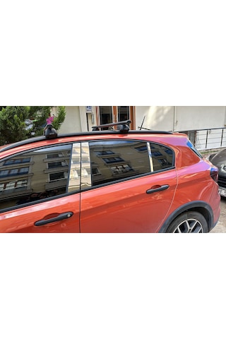 Fiat Egea Cross Krom Cam Direği Sağ Sol Takım 6 Prç 2019-2025 Uyumlu