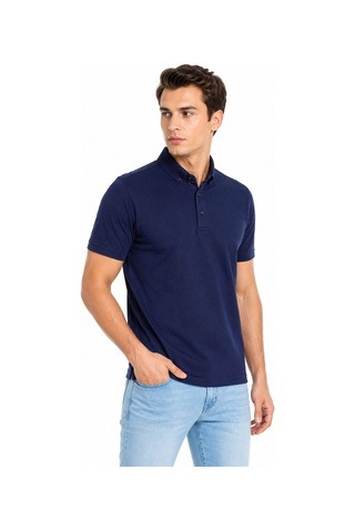 Baglan Erkek Polo Yaka Kısa Kollu Tişört Regular Kalıp T6073 Bgl-st05551 Lacivert
