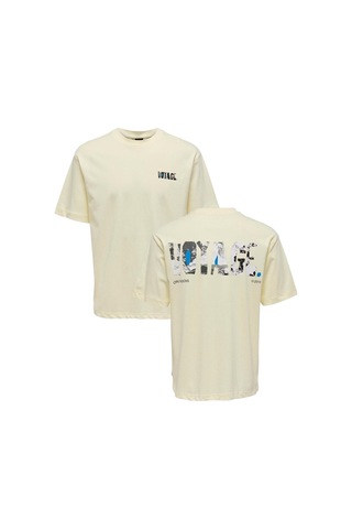 Only Erkek T-shirt 22025301 Sarı
