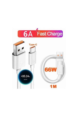 Xiaomi Redmi Mi 6A 33W Type-C Turbo Hızlı Şarj Ve Data Kablosu