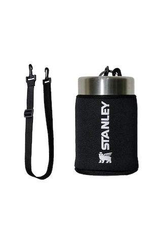Stanley Neopren Termos Kılıfı Omuz Askılı 0.40 Lt Yemek Termosu Siyah