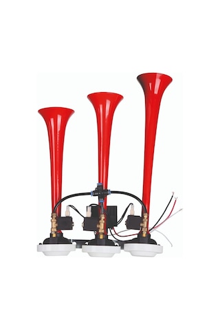12 Volt Havalı Korna 3 Borulu Saydırmalı Dali Dali Wolfram 60123