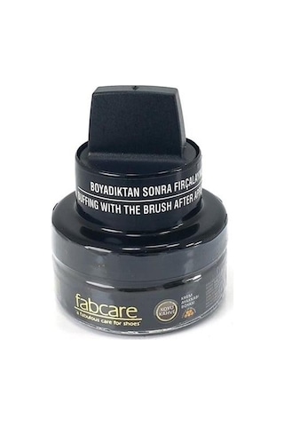 Fabcare 1001 Krem Deri Boya Cam Kavanoz 50 Ml-koyu Kahverengi - Unisex Koyu Kahverengi