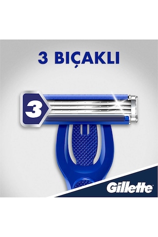 Gillette Blue3 Sensor Hybrid Tıraş Makinesi + Yedek Tıraş Bıçağı 9'lu