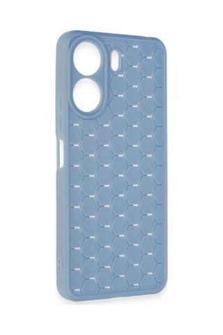 Newface - 701 - Xiaomi Redmi 13c Kılıf Petek Silikon Kapak - Csmo-tex - - Mavi
