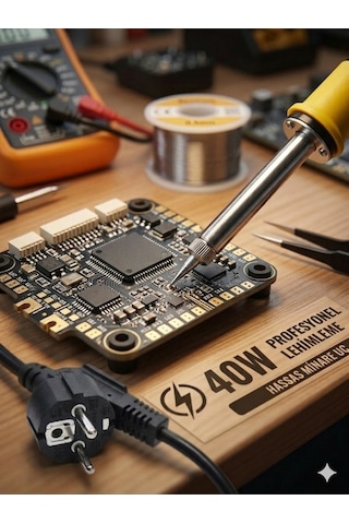 40w Profesyonel İnce Minare Uçlu Kalem Havya - 220v Lehim Makinesi