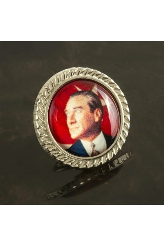 Atatürk Yaka Rozet Elk-bjtıeg Gümüş Rengi 58485714