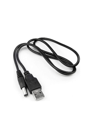 Usb To Dc 5.5 2.1 Mm Kalın Uç Power Güç Çevirici Adaptör Kablosu