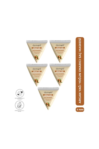 Dermokil Argan Özlü Yoğun Onarıcı Saç Maskesi Seti 25 Ml X 5 Adet