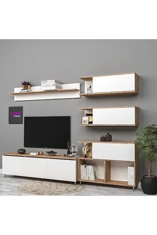 Luxury Tv Ünitesi Mdf Antrasit